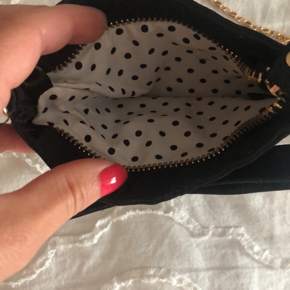 Mini Black Zipper Pouch - Picture 2 of 7